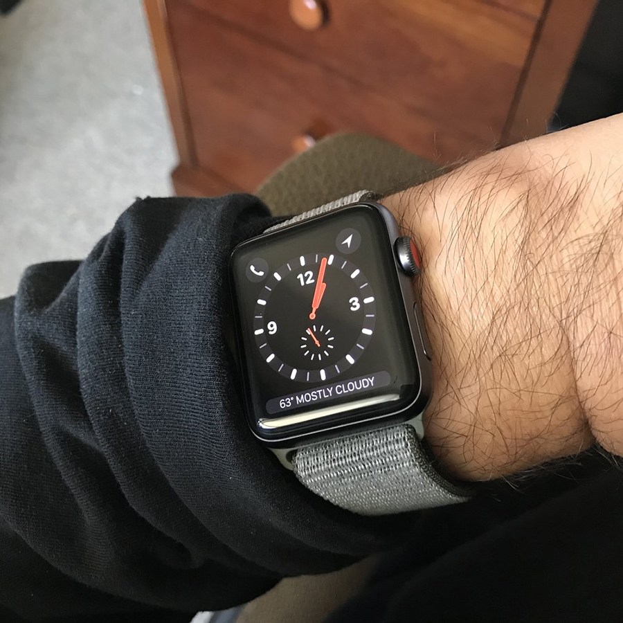 Ремешок для Apple Watch 38mm/40mm Nylon Sport Loop Dark Olive