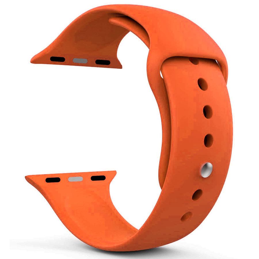 Ремешок для Apple Watch 38mm/40mm Silicone Watch Band Orange