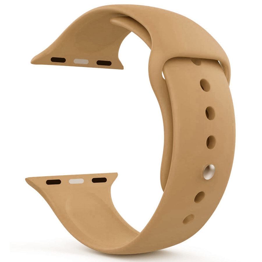 Ремешок для Apple Watch 38mm/40mm Silicone Watch Band Walnut