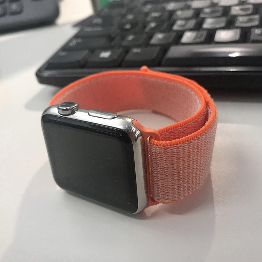 Ремешок для Apple Watch 42mm/44mm Nylon Sport Loop Spicy Orange