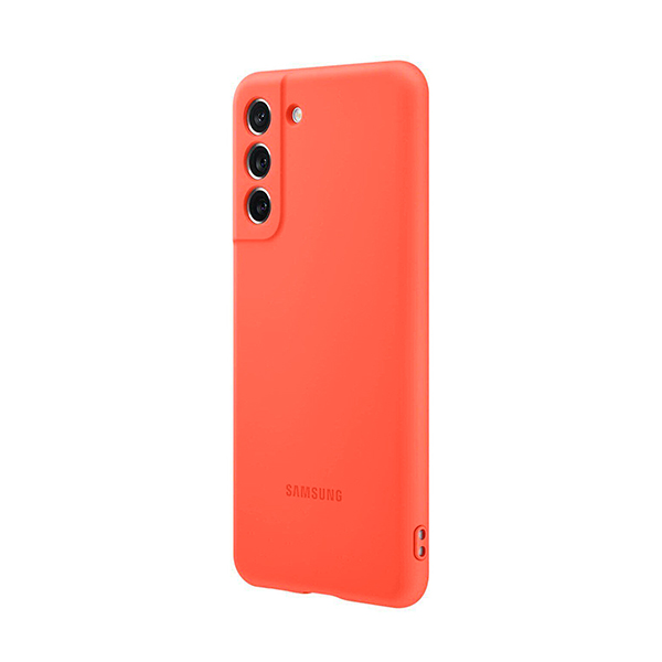 Чохол накладка Samsung G990 Galaxy S21 FE Silicone Cover Coral (EF-PG990TPEGRU)