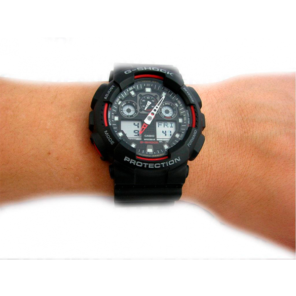 Годинник Casio G-Shock GA-100-1A4ER Black