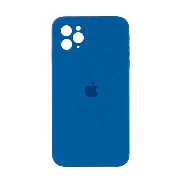 Чехол Original Soft Touch Case for iPhone 11 Pro Blue with Camera Lens