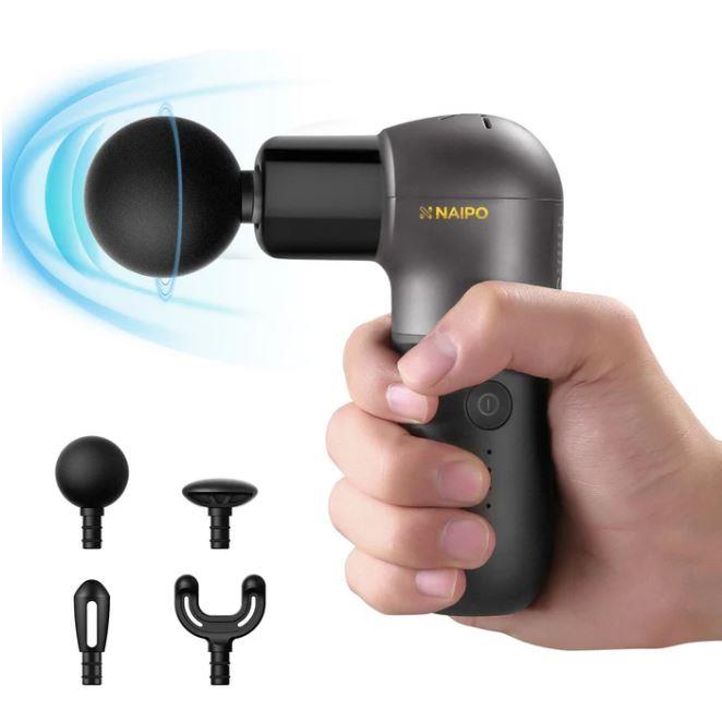 Масажер перкусійний ручний NAIPO MINI Massage Gun для тіла без підігріву; модель - MGPC-002