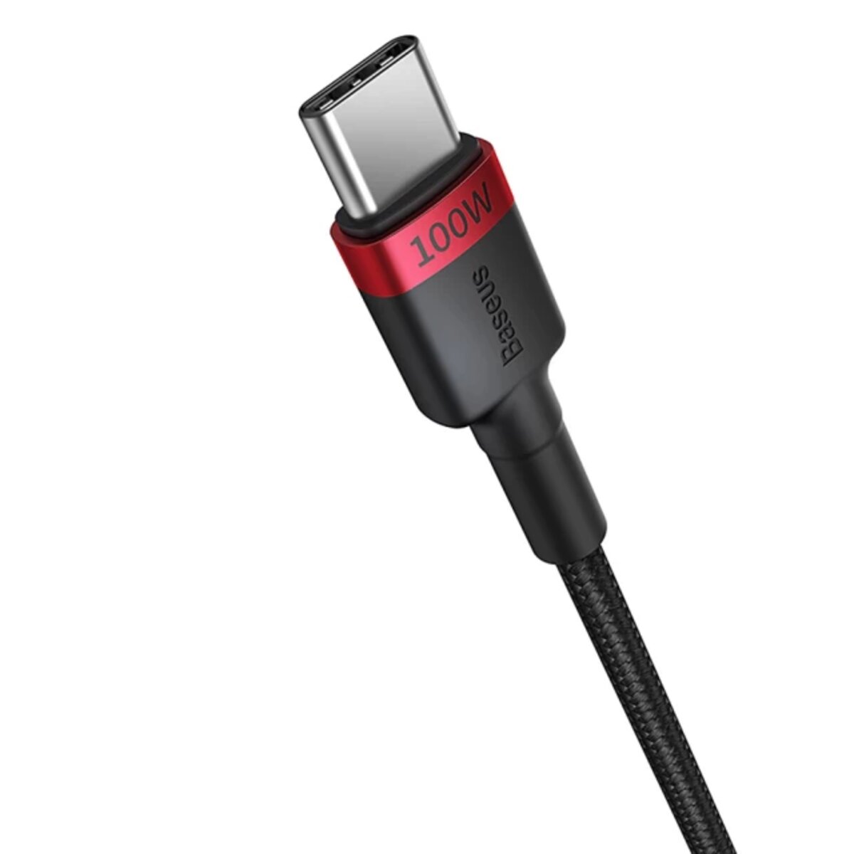 Кабель Baseus Cafule Charging Cable USB-C to USB-C 100W 1m 2pcs Red Black+Grey Black