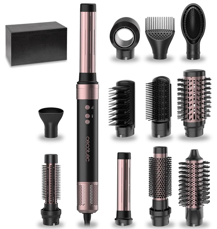 Стайлер CECOTEC Bamba CeramicCare 12in1 AirGlam Black