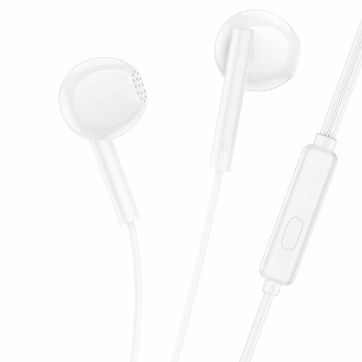 Навушники BOROFONE BM76 Ocean universal earphones with microphone White