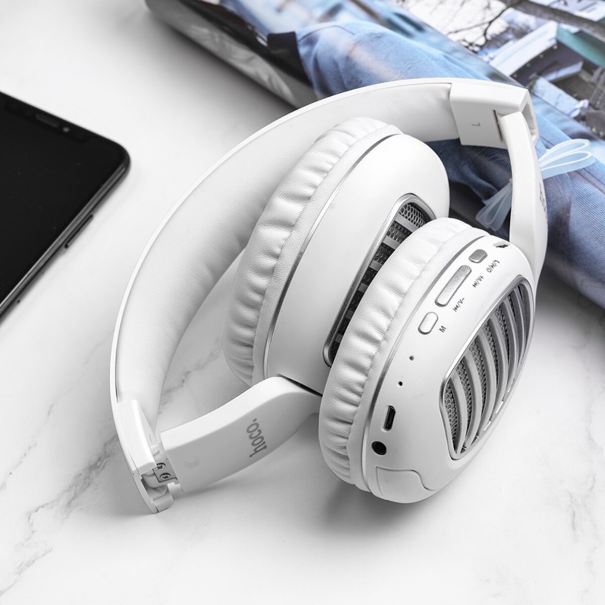 Навушники HOCO W23 Brilliant sound wireless headphones White