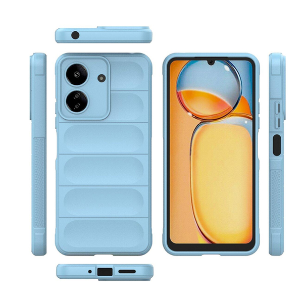 Чохол Cosmic Magic Shield for Xiaomi Redmi 13C/Poco C65 Light Blue with Camera Lens