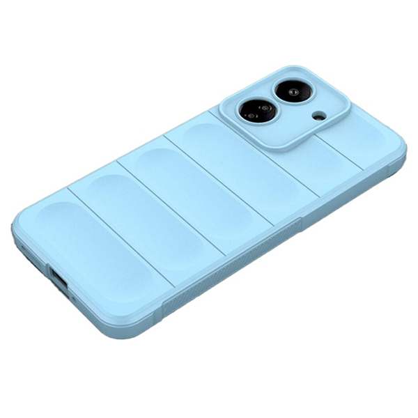 Чохол Cosmic Magic Shield for Xiaomi Redmi 13C/Poco C65 Light Blue with Camera Lens