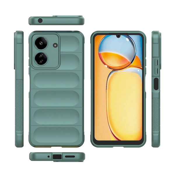 Чохол Cosmic Magic Shield for Xiaomi Redmi 13C/Poco C65 Dark Green with Camera Lens