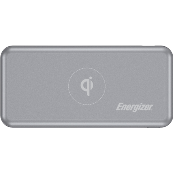 Внешний аккумулятор ENERGIZER QE10007PQ 10000 mAh Qi Wireless Type-C PD Grey (GQE10007PQ)