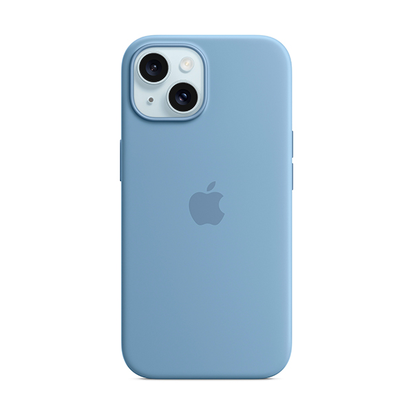 Чохол Apple iPhone 15 Silicone Case with MagSafe Winter Blue (MT0Y3)