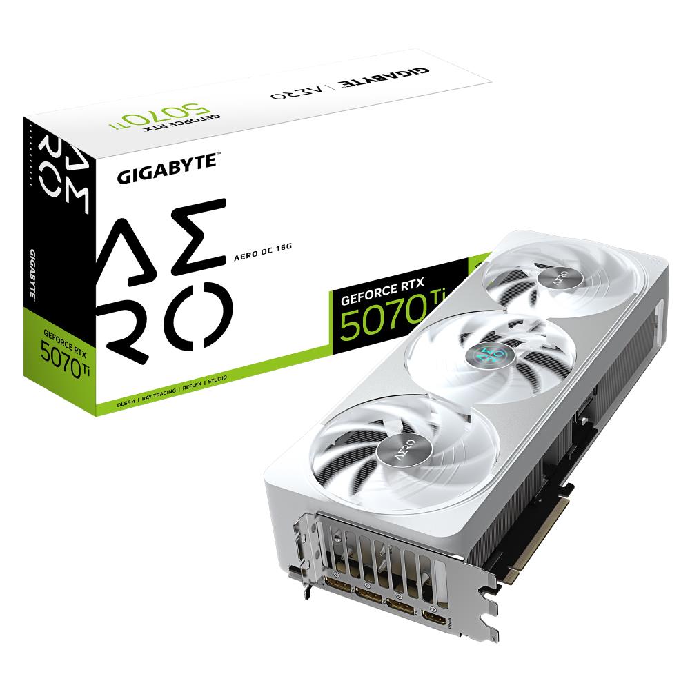 Відеокарта PCIE16 RTX5070TI 16GB GV-N507TAERO OC-16GD GIGABYTE