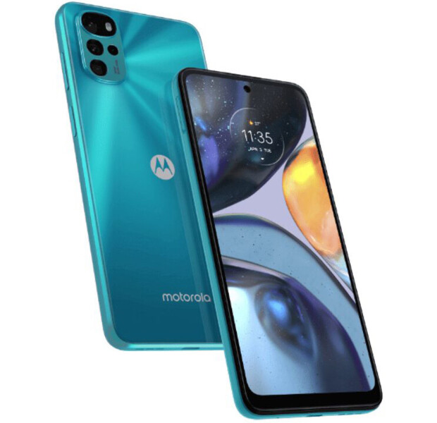 Motorola Moto G22 4/128GB Iceberg Blue (PATW0033) (UA)