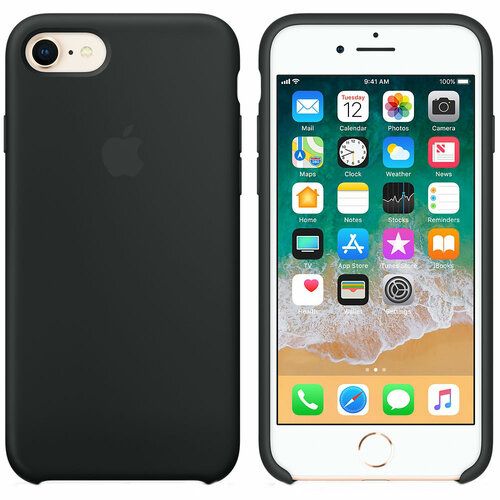 Чехол Soft Touch для Apple iPhone 8  Black (Original)