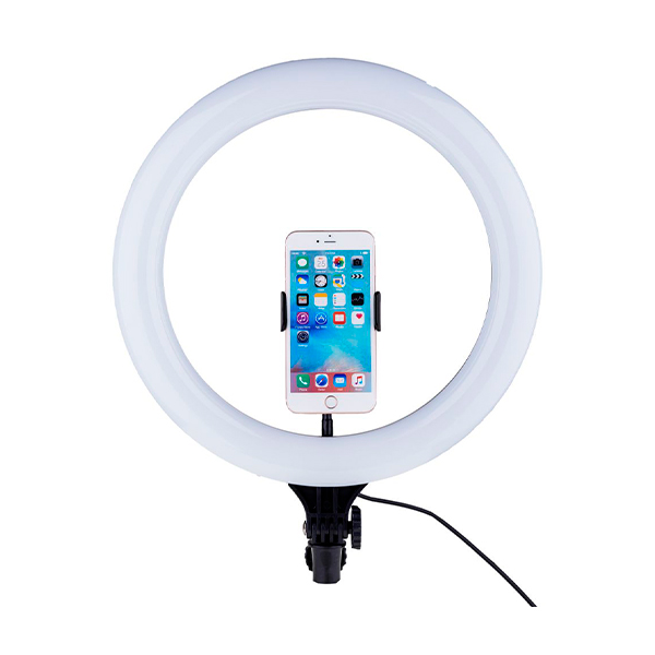 Набор для блогеров 2 в 1 кольцевая лампа 38 см Ring Fill Light RGB MJ38 + тренога 2.1 m Black