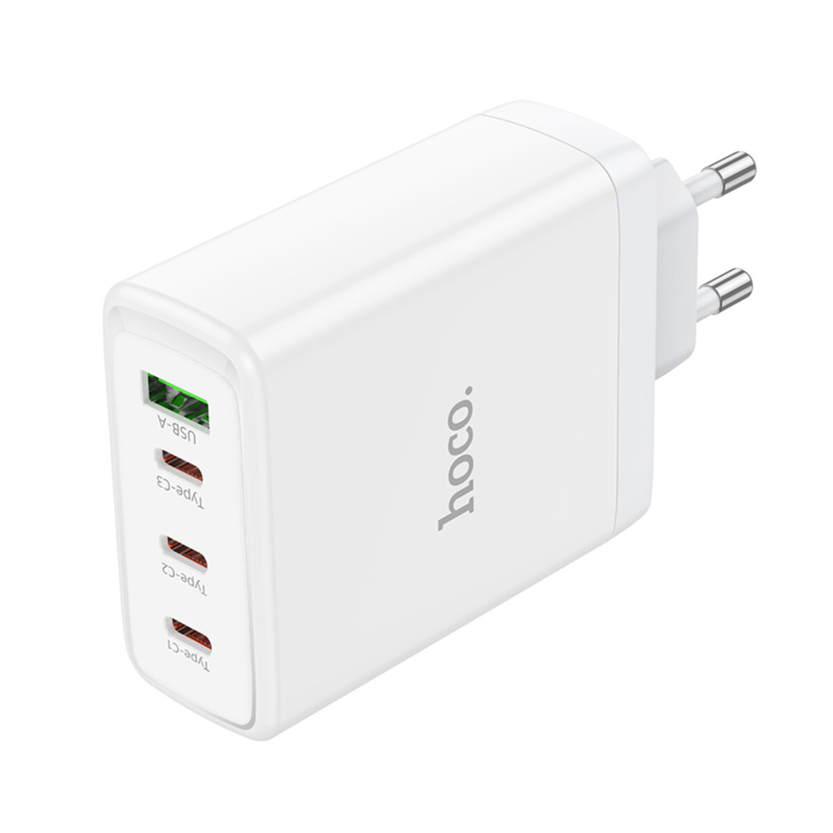 Мережевий зарядний пристрій HOCO N31 Leader PD100W four-port(3C1A) fast charger White