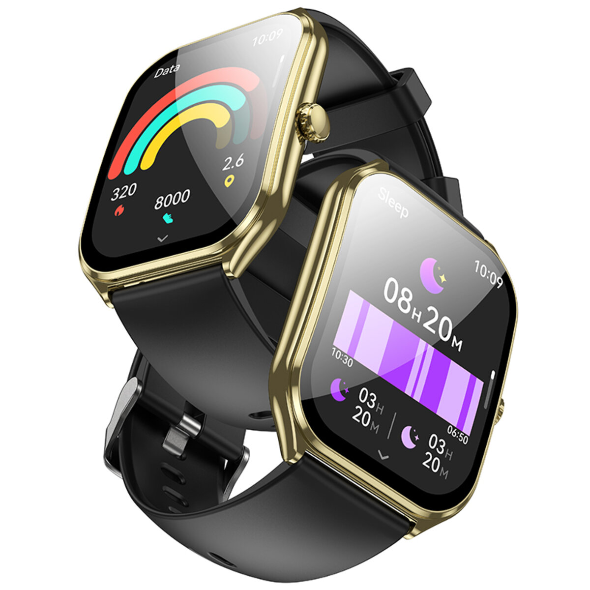 Смарт-годинник HOCO Y28 AMOLED Smart sports watch (call version) Gold