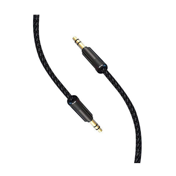 Аудио кабель 3.5 - 3.5 мм SkyDolphin SR11 1m Black