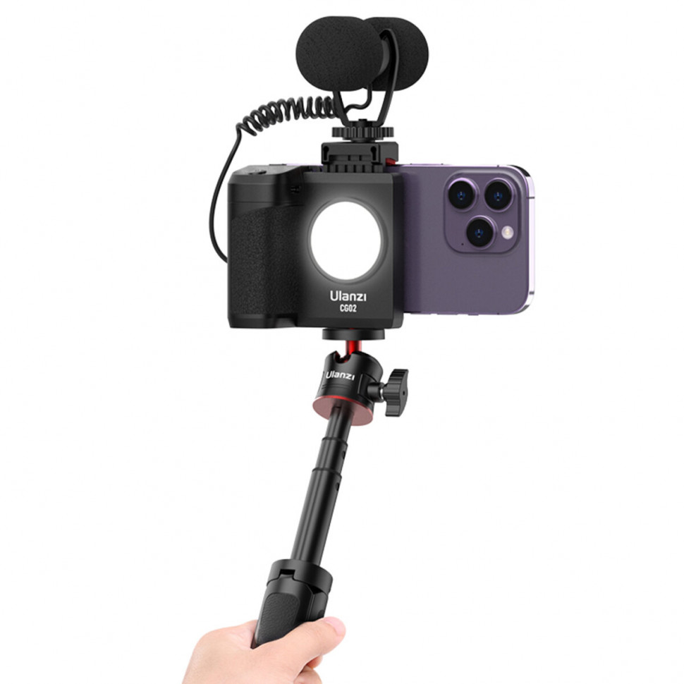 Держатель для телефона Ulanzi Vijim Smartphone Camera Grip With Fill Light (UV-3282A CG-02)