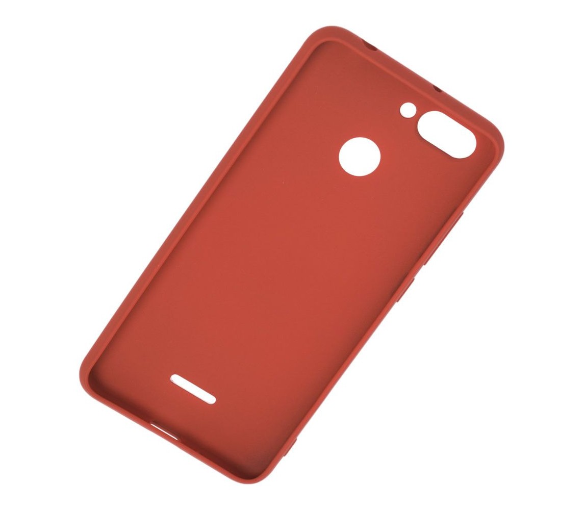 Чехол накладка Carbon для Xiaomi Redmi 6 Red