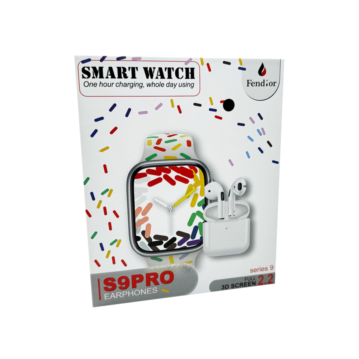 Смарт-годинник Fendior S9 Pro+TWS Black