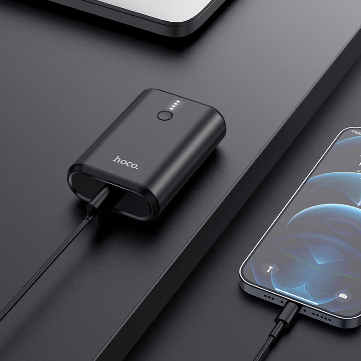 Зовнішній акумулятор HOCO Q3 Mayflower PD20W+QC3.0 power bank(10000mAh) Black