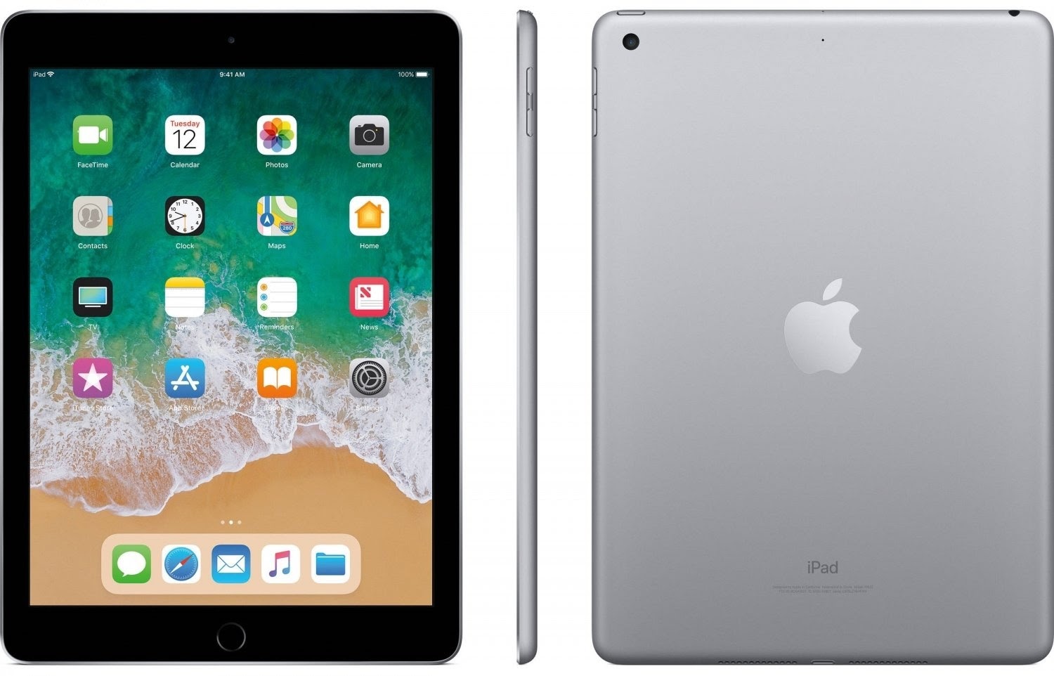 Планшет Apple iPad 10.2 Wi-Fi 128GB Space Grey (MW772)
