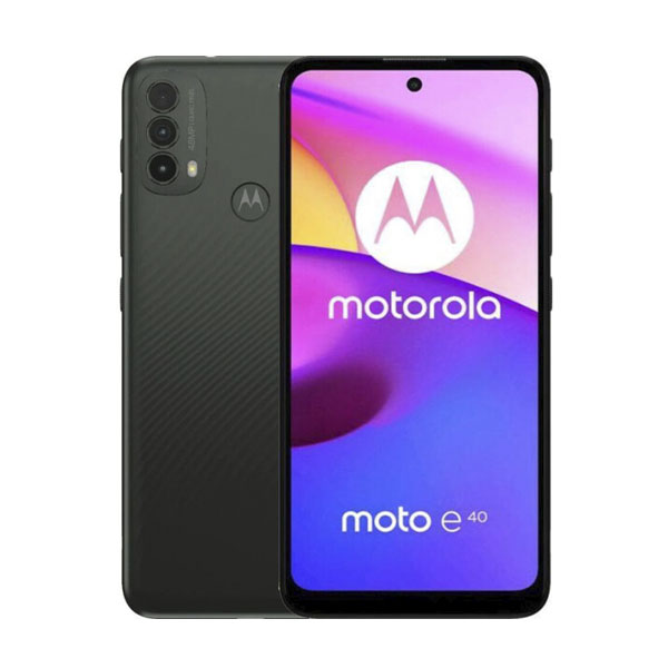 Смартфон Motorola E40 4/64Gb (carbon grey) українська версія