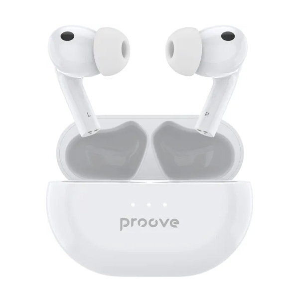 Bluetooth Навушники Proove Woop TWS with ANC (White)