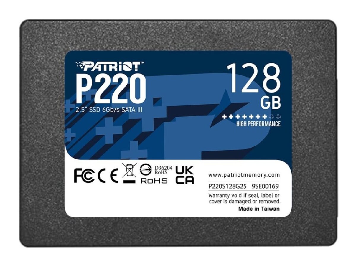 Накопичувач SSD Patriot P220 128GB 2.5" 7mm SATAIII