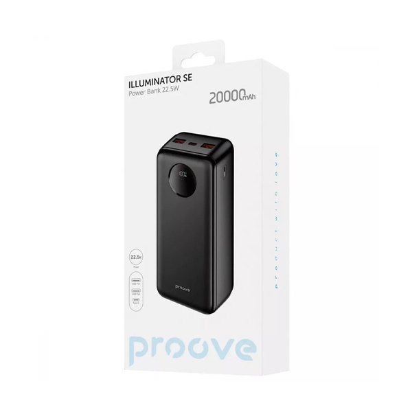 Внешний аккумулятор Proove Illuminator SE 22.5W 20000mAh (PBIL20212201)