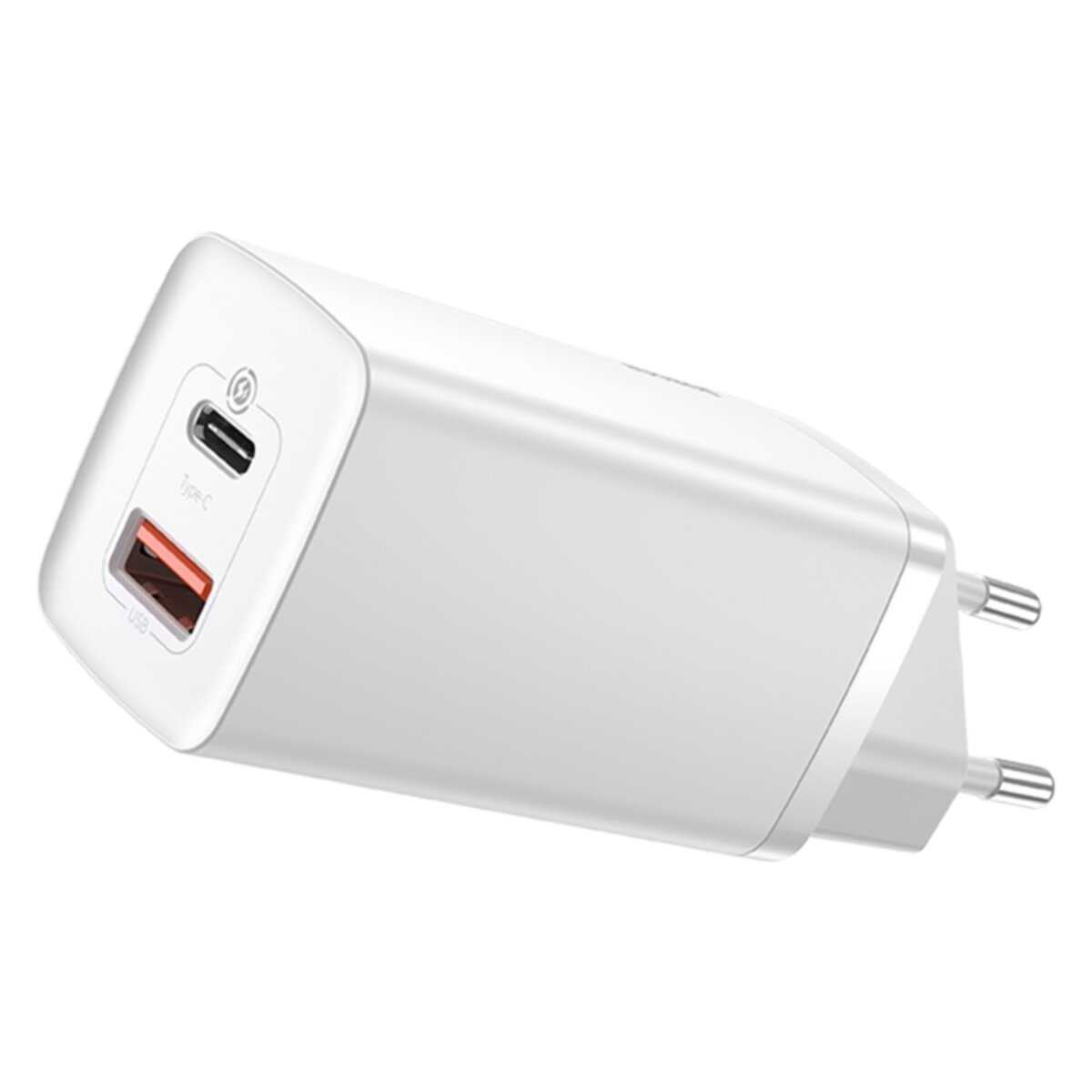 Мережевий зарядний пристрій Baseus GaN2 Lite Quick Charger C+U 65W EU White