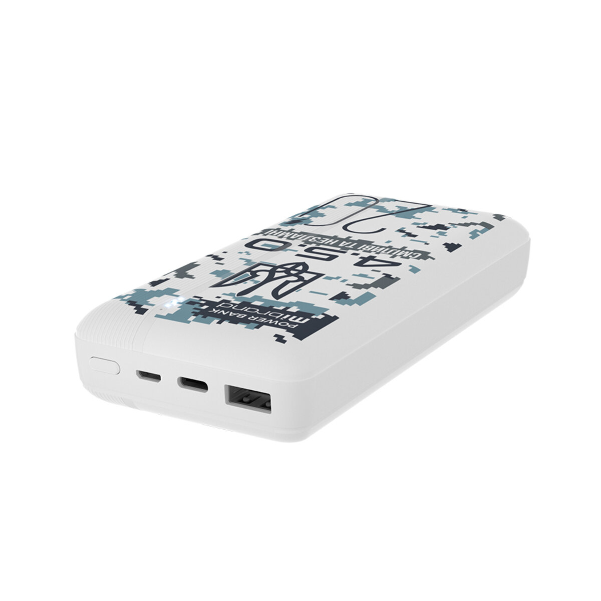 Зовнішній акумулятор Mibrand "4.5.0" 20000mAh 20W Snow leopard