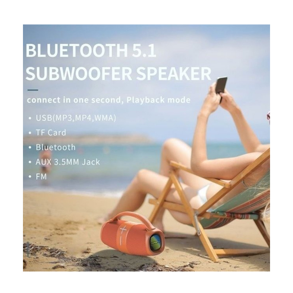 Портативна Bluetooth колонка Hopestar H60 Orange