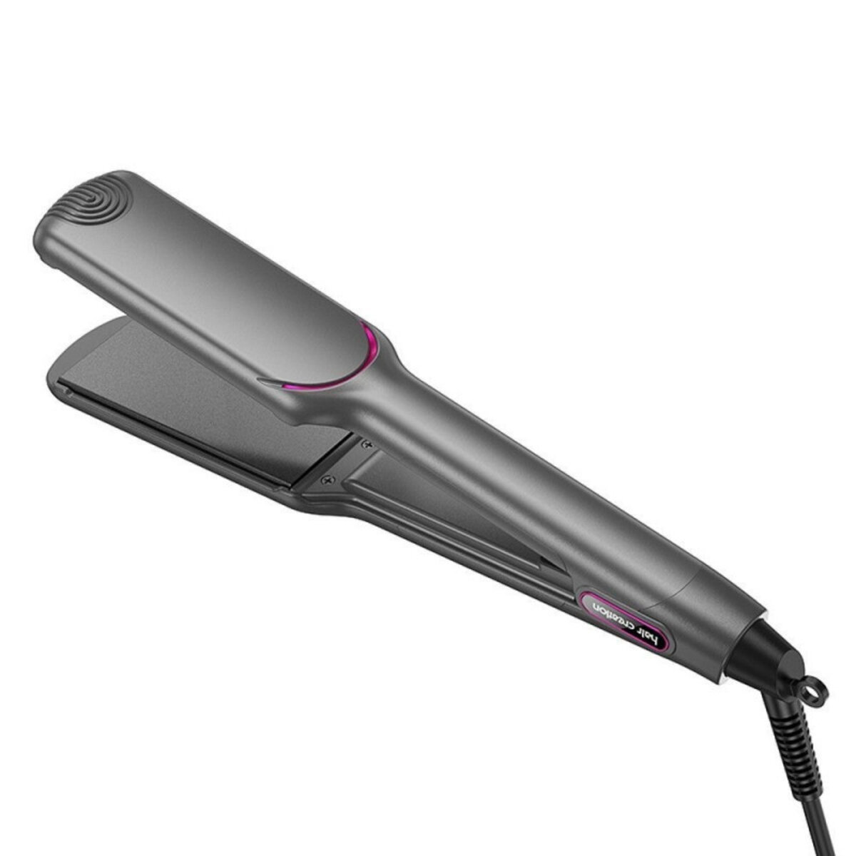 Гребінець для випрямлення волосся з цифровим дисплеєм HOCO HP42 Wide board hair straightener with digital display(EU) Gray