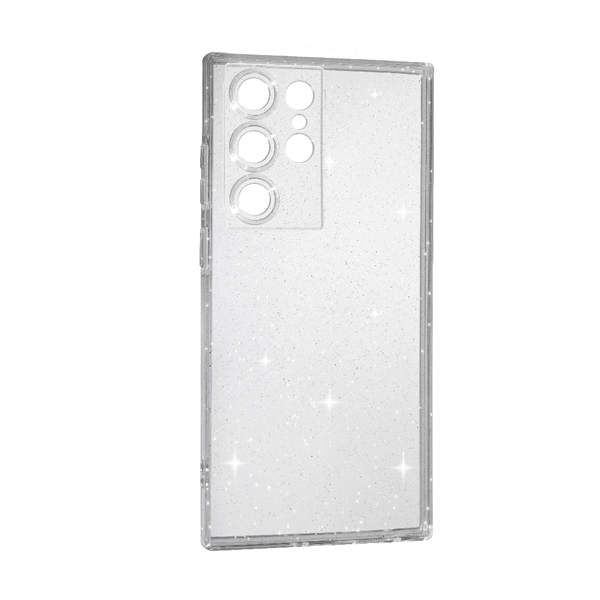 Чехол Silicon Shiny Case Samsung S24 Ultra/S928 Glitter Clear