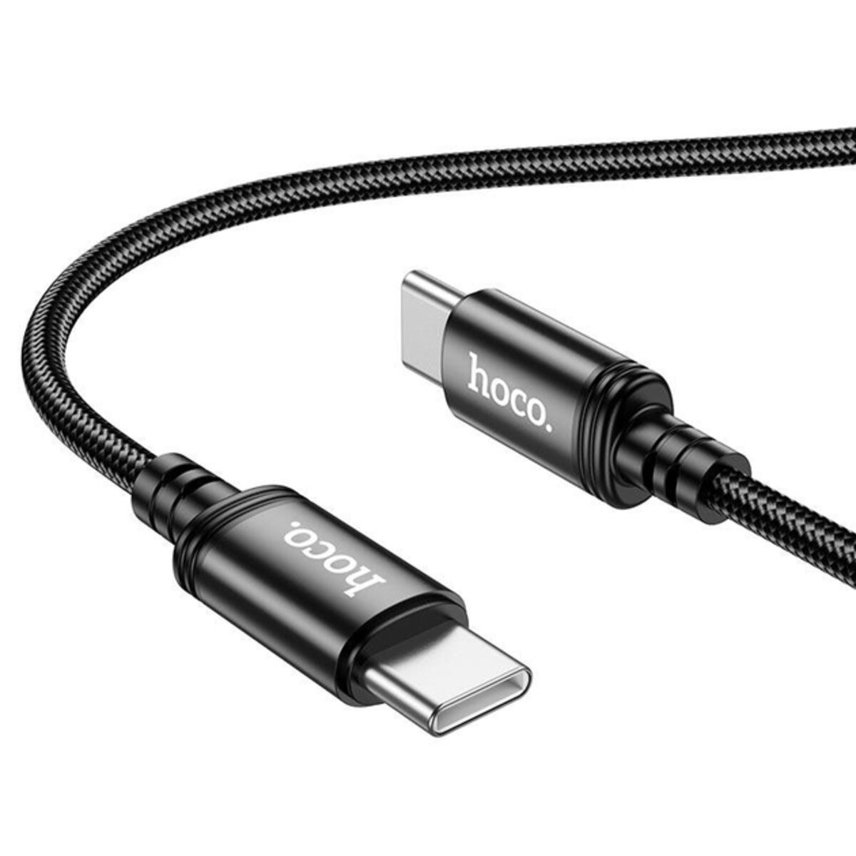 Кабель HOCO X89 Wind 60W charging data cable Type-C to Type-C Black