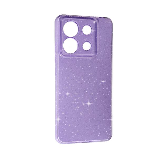 Чехол Silicon Shiny Case Xiaomi Note 13 Pro 5G/Poco X6 Glitter Light Purple