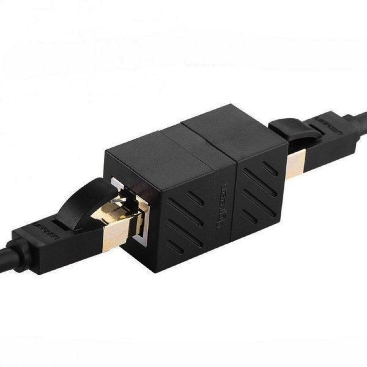 Сплітер UGREEN NW114 RJ45 Network Keystone Jack Inline Coupler Female to Female 10pcs (Black)(UGR-30718)