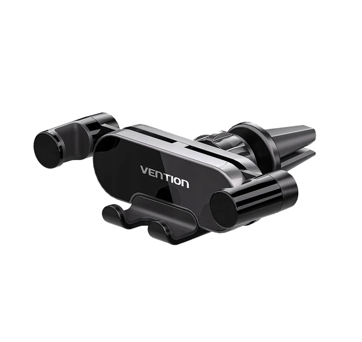 Автотримач для телефону Vention Auto-Clamping Car Phone Mount With Duckbill Clip Gray Crossbar Type (KCEH0)