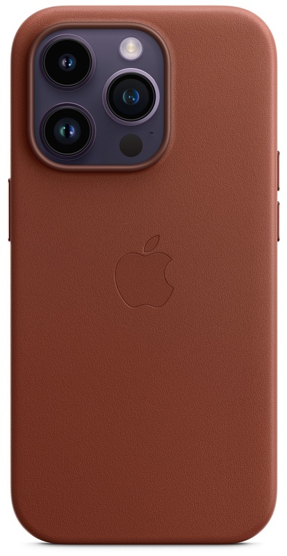 Чехол Apple iPhone 14 Pro Leather Case with MagSafe Umber (MPPK3)