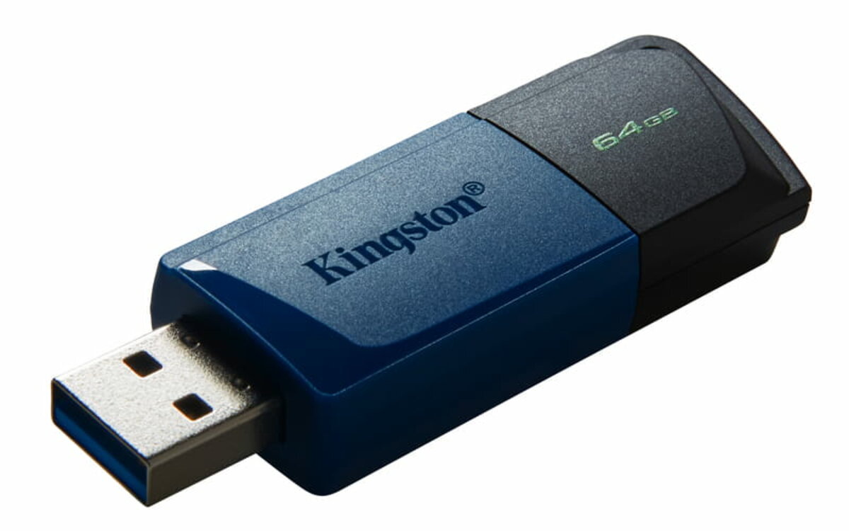 Флешнакопичувач USB3.2 64GB Kingston DataTraveler Exodia M Black/Blue (DTXM/64GB)