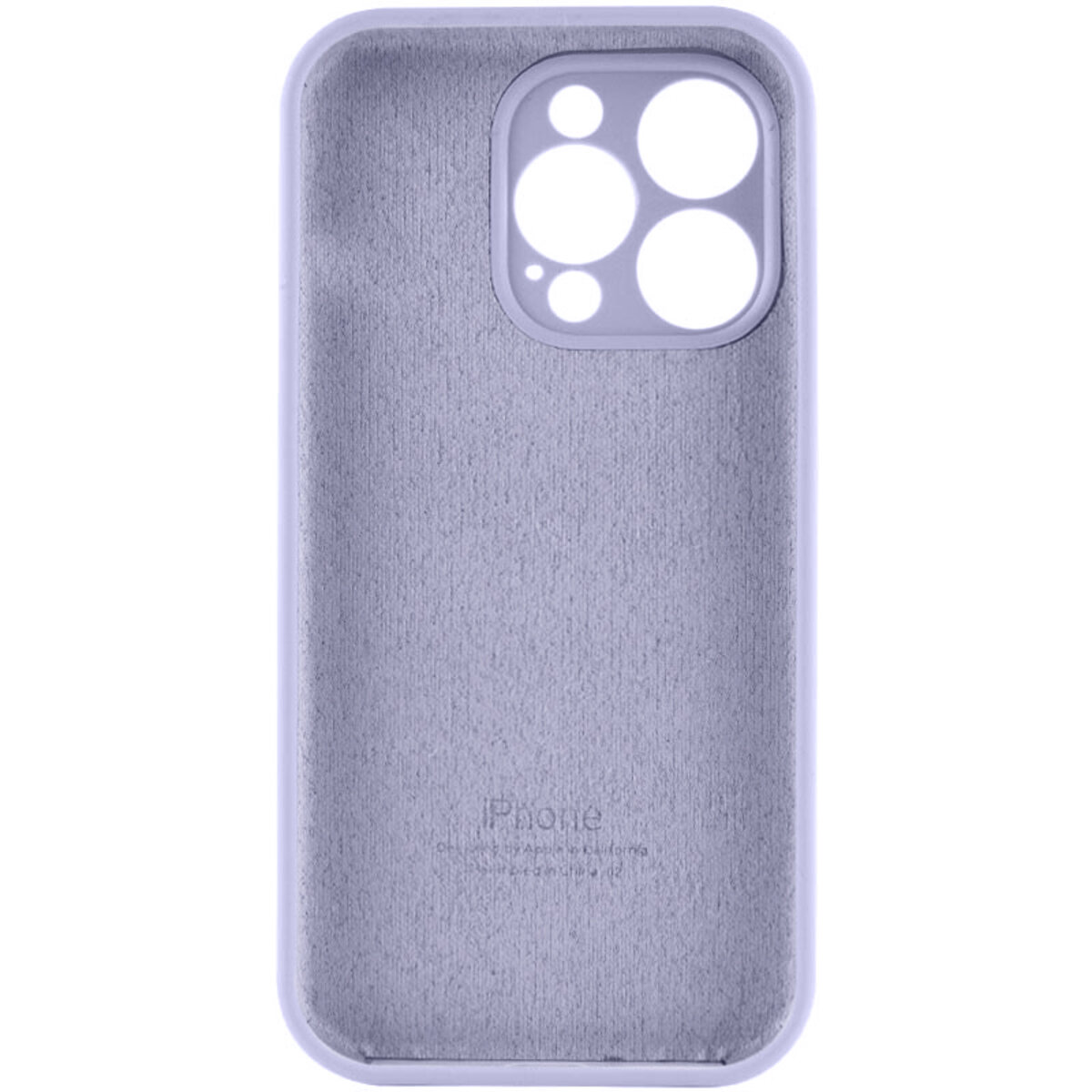 Чохол для смартфона Silicone Full Case AA Camera Protect for Apple iPhone 15 Pro 28,Lavender Grey