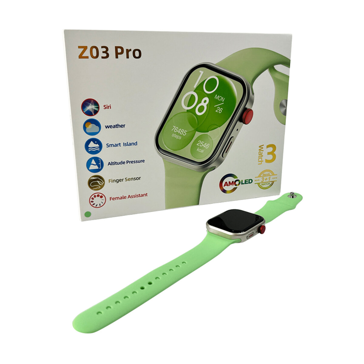 Смарт-годинник Fendior Z03 Pro IP65 Mint