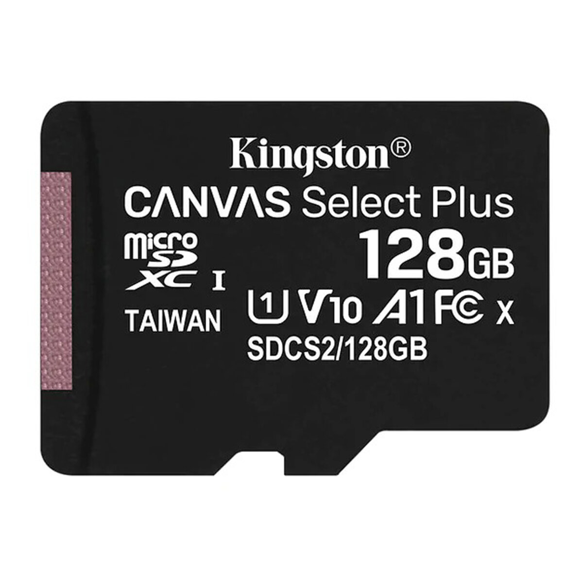 Карта пам'яті microSDXC (UHS-1) Kingston Canvas Select Plus 128Gb class 10 А1 (R-100MB/s)