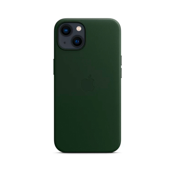 Чохол Apple iPhone 13 Leather Case with MagSafe Sequoia Green (MM173)