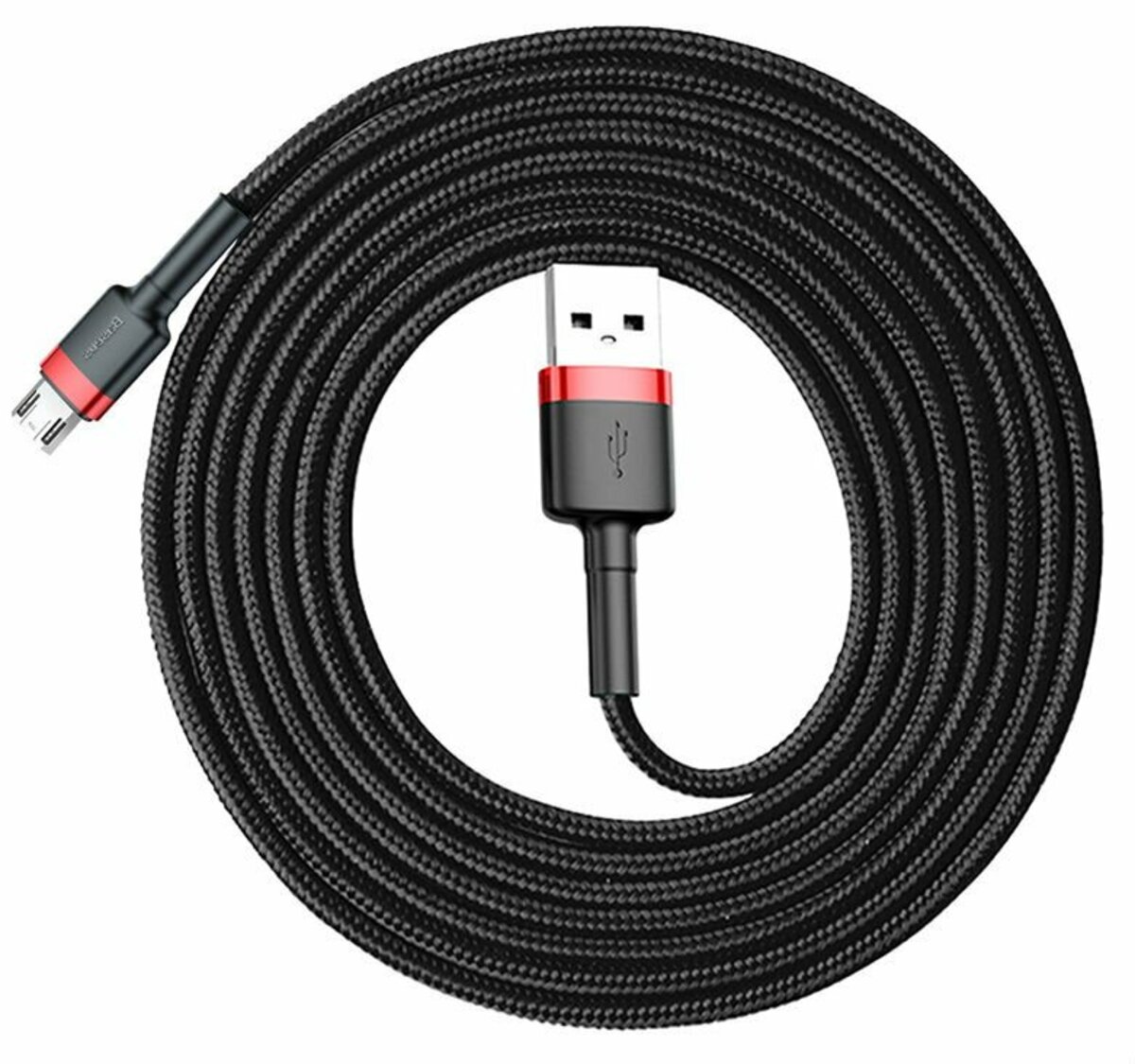 Кабель Baseus Cafule Cable USB For Micro 1.5A 2m Red+Black