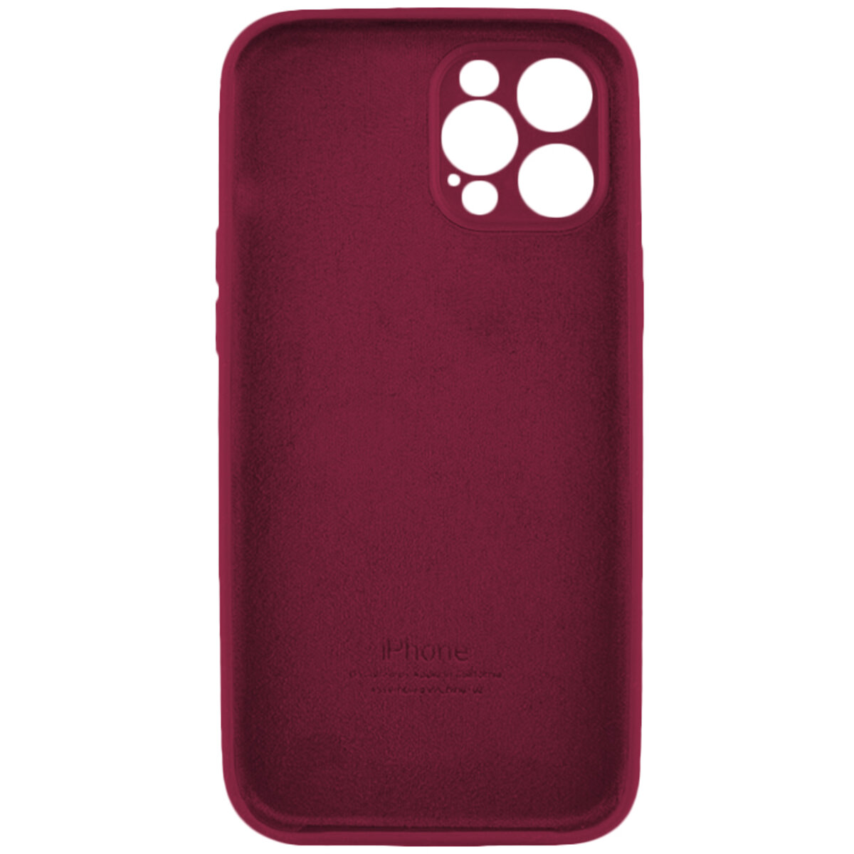 Чохол для смартфона Silicone Full Case AA Camera Protect for Apple iPhone 12 Pro 47,Plum